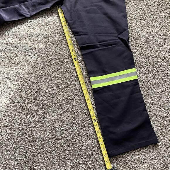 Big Bill Mens Welders Pants Hunting Neon Yellow Trim New Size 38x32 Black Canada - Picture 8 of 8